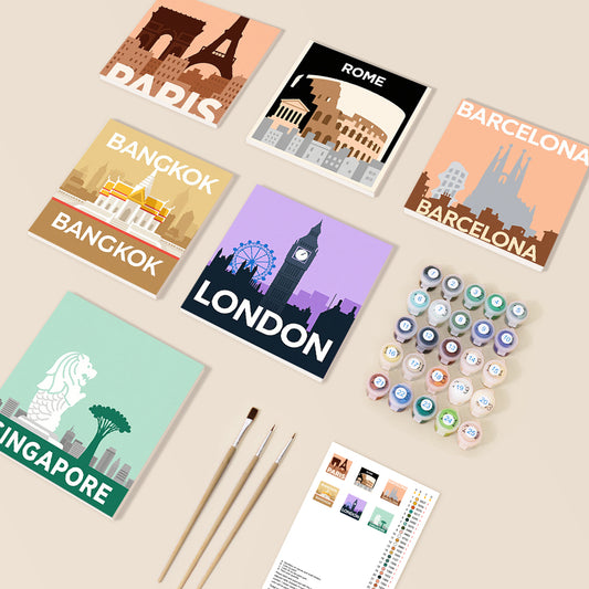 Around The World Collection 6 Piece Kit