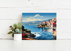 Seaside Village Bliss – Paint by Numbers Kit