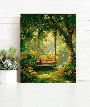 Garden Swing Retreat - Paint by Numbers Kit