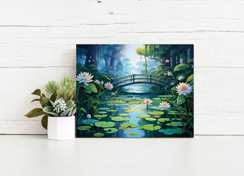 Lily Pond Escape – Paint by Numbers Kit