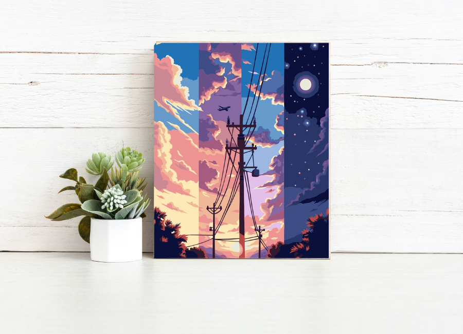 Sunset Skies - Paint by Numbers Kit