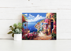 Coastal Bloom Escape – Paint by Numbers Kit
