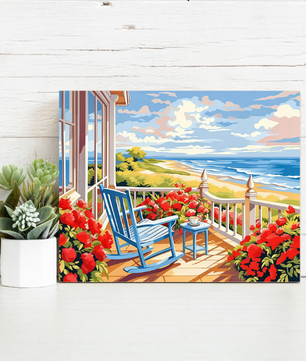 Coastal Morning Retreat – Paint by Numbers Kit