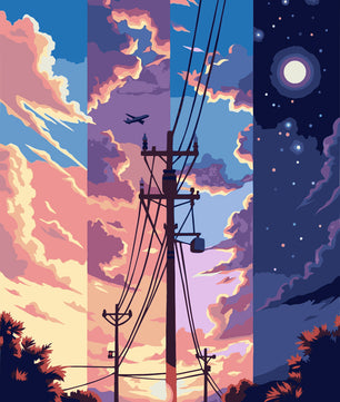 Sunset Skies - Paint by Numbers Kit