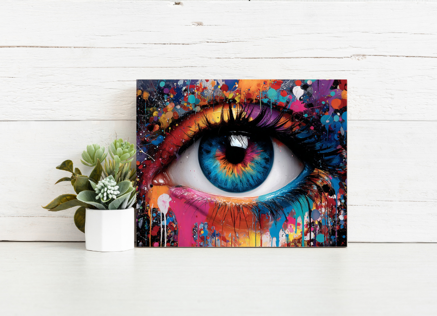 Painted Gaze – Paint by Numbers Kit