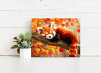 Sleeping Red Panda – Paint by Numbers Kit