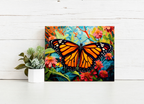Monarch Butterfly Bloom – Paint by Numbers Kit