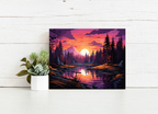Twilight River Glow – Paint by Numbers Kit