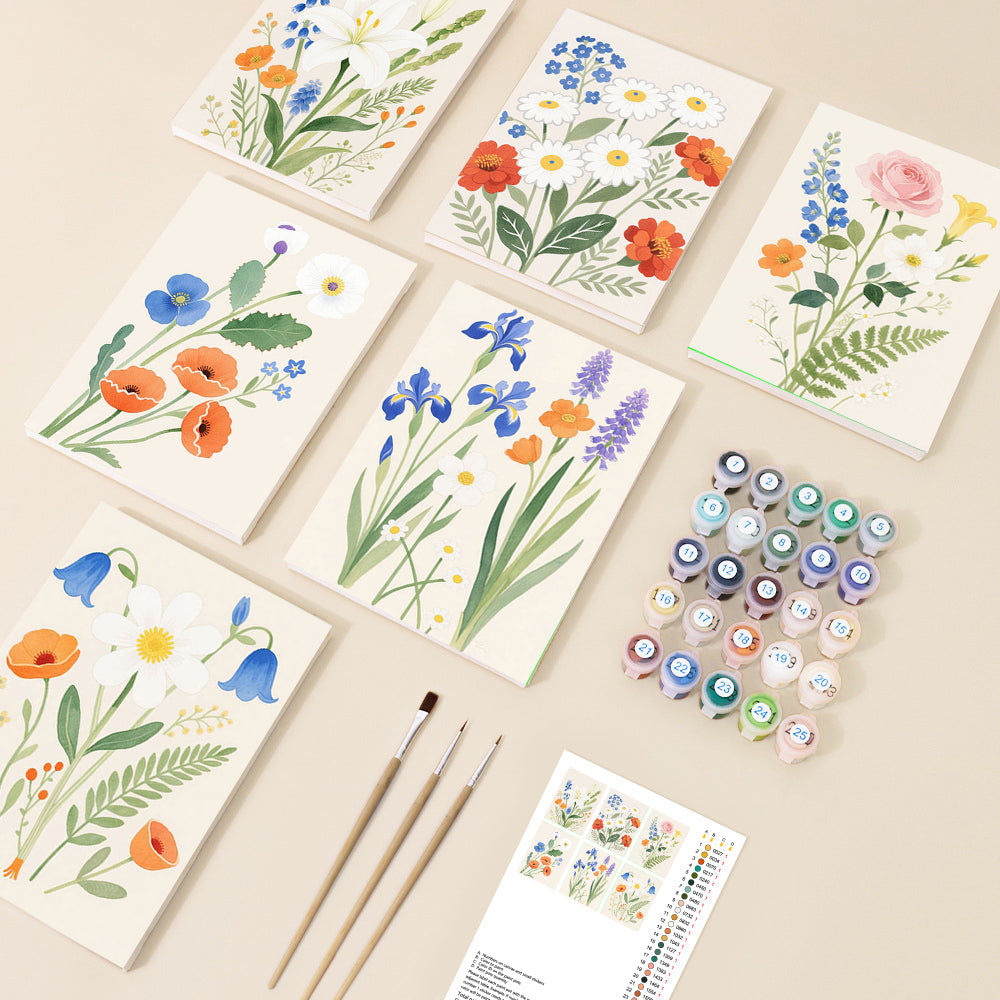 Springtime Florals 6 Piece Kit