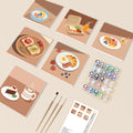 Café Date Paint Set 6 Piece Kit