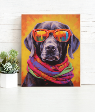 Cool City Pup – Paint by Numbers Kit