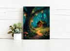 Enchanted Forest Cabin – Paint by Numbers Kit