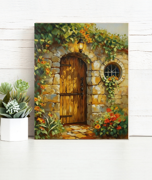 Secret Garden Doorway – Paint by Numbers Kit