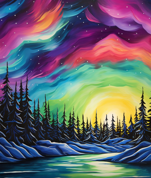Aurora Dreams - Paint by Numbers Kit
