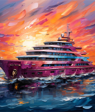 Sunset Voyage – Paint by Numbers Kit