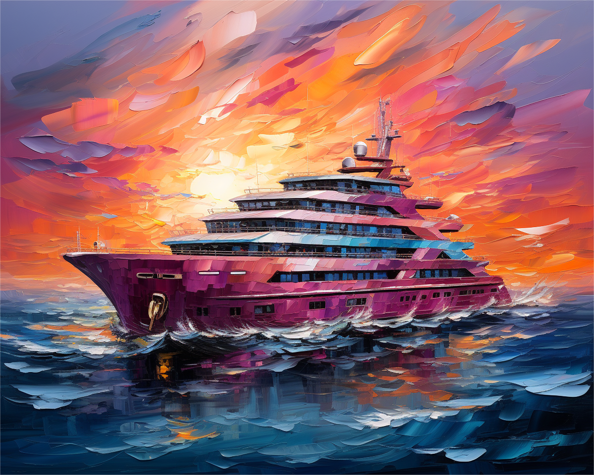 Sunset Voyage – Paint by Numbers Kit