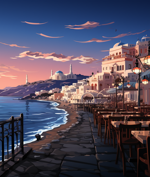 Coastal Sunset Escape – Paint by Numbers Kit