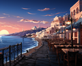 Coastal Sunset Escape – Paint by Numbers Kit