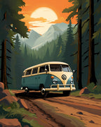 Mountain Road Adventure – Paint by Numbers Kit