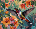 Hummingbird Bloom – Paint by Numbers Kit