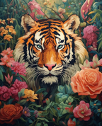 Tiger Garden – Paint by Numbers Kit