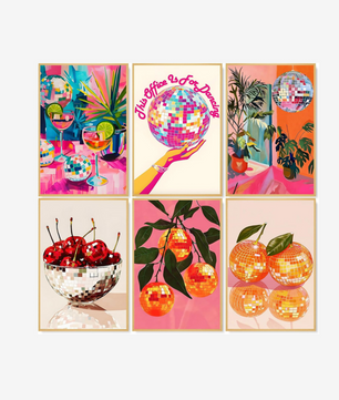 Disco Fruit Party - 6 Pack Paint by Numbers Kit