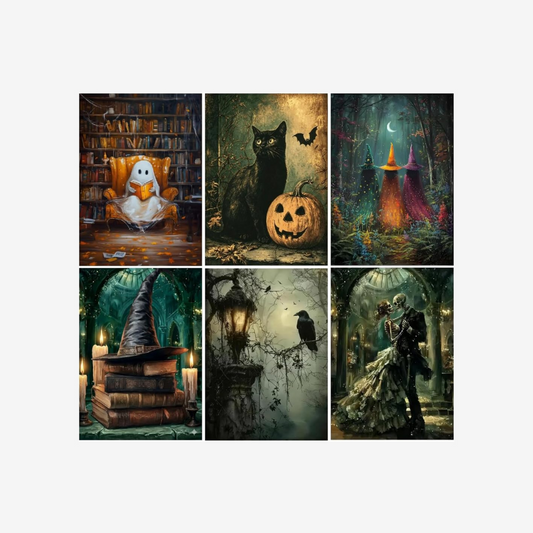 Spooky Story Night - 6 Pack Paint by Numbers Kit