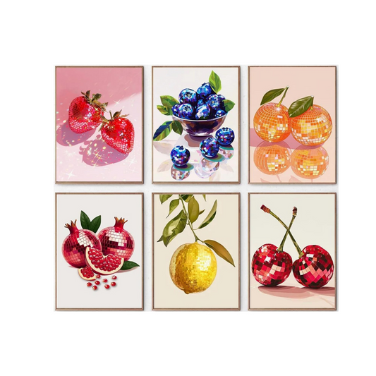 Disco Fruit Club - 6 Pack Paint by Numbers Kit