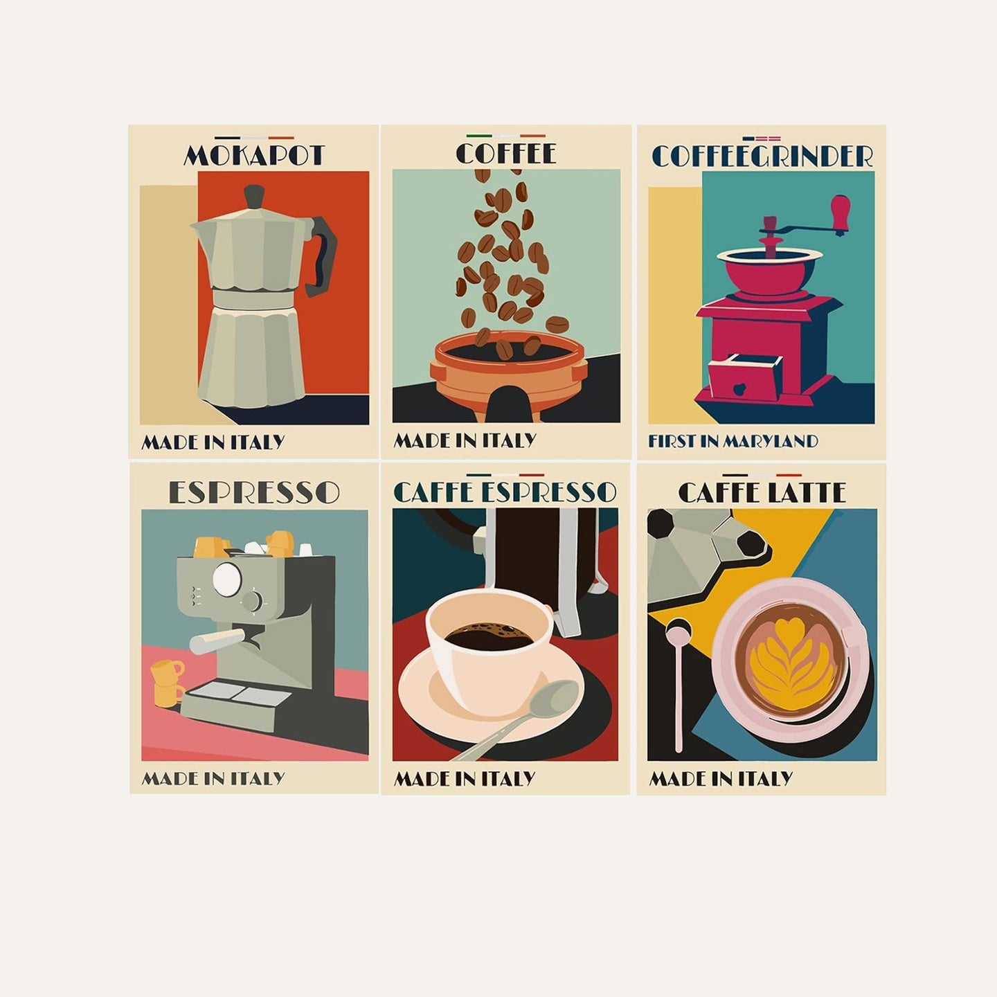 Italian Coffee Club - 6 Piece Kit