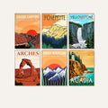National Park Prints - 6 Piece Kit