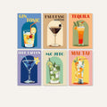 The Cocktail Poster Club - 6 Piece Kit
